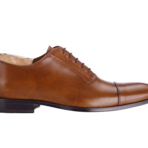 Richelieu homme Cognac Patiné semelle cuir - RINGWOOD