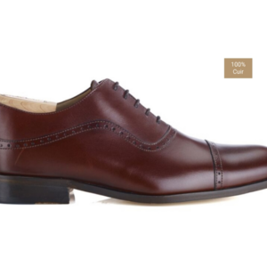 Richelieu homme Marron semelle cuir - CORBY