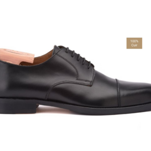 Derbies homme Noir semelle cuir avec patin - MAYFAIR CLASSIC PATIN