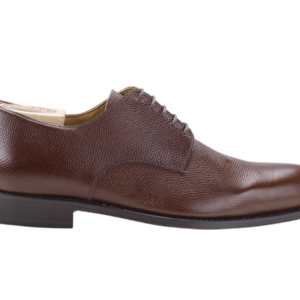 Derbies homme Châtaigne grainé semelle cuir - DOVER