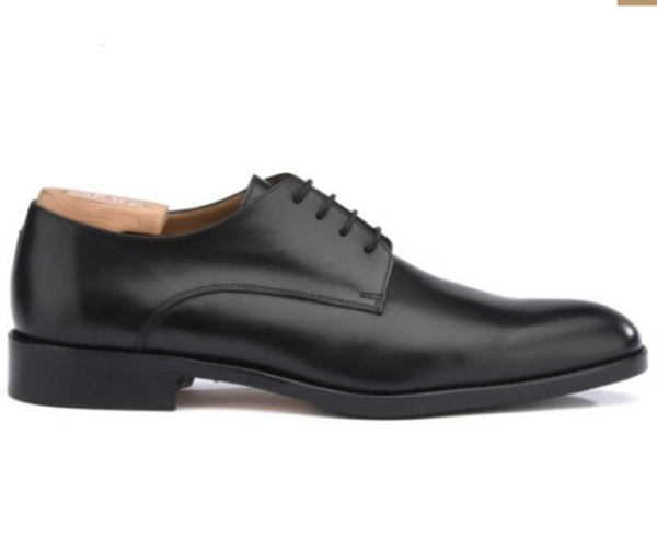 Derbies homme Noir semelle cuir avec patin - PHILIP II PATIN