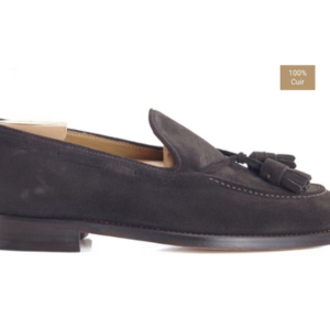 Mocassin homme cuir Velours brun - PICADILLY