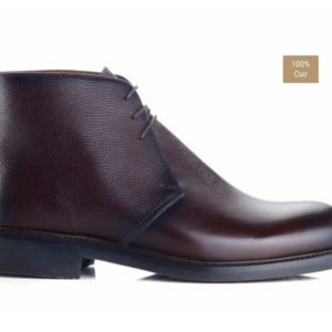 Low boots homme Chocolat grainé - GREENWICH GOMME CITY II