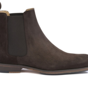 Chelsea boots homme Velours Brun - DAWSON II PATIN