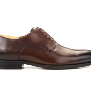 Derby homme cuir  châtaigne patiné- PENFORD