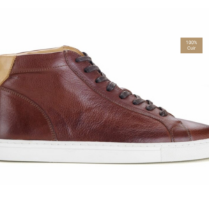 Sneakers montantes homme Chocolat Patiné - THORNLEA