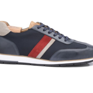 Sneakers homme Navy patiné et Marine- MELINGA