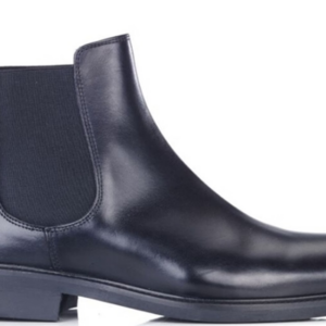 Chelsea boots cuir homme Noir - FANGLER GOMME CITY