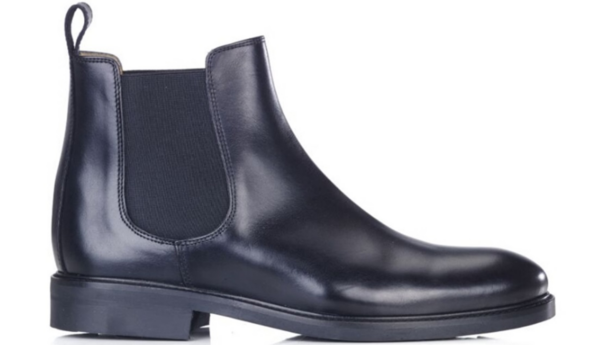 Chelsea boots cuir homme Noir - FANGLER GOMME CITY