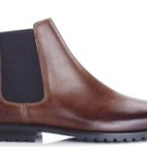 Chelsea boots semelle gomme avec talon bottier Chocolat - BENTFIELD GOMME