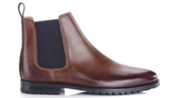 Chelsea boots semelle gomme avec talon bottier Chocolat - BENTFIELD GOMME