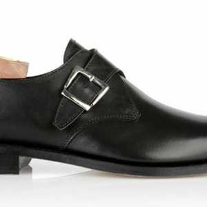 Chaussures cuir homme avec boucle Noir - BLOOMINGDALE SILVER PATIN