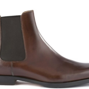 Chelsea boots cuir homme Chocolat Patiné - BERGAME PATIN
