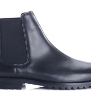 Chelsea boots semelle gomme avec talon bottier Noir - BENTFIELD GOMME