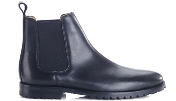 Chelsea boots semelle gomme avec talon bottier Noir - BENTFIELD GOMME