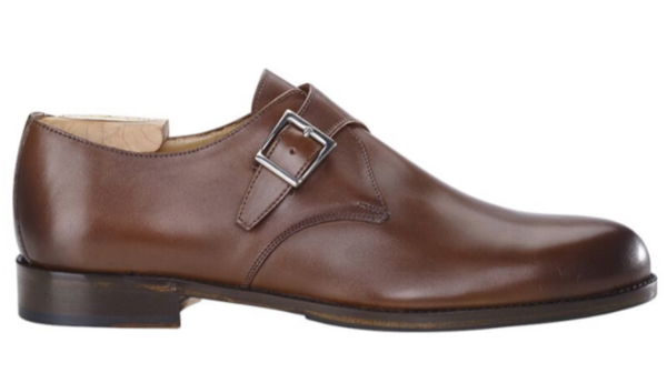Chaussures cuir homme avec boucle Châtaigne Patiné - BLOOMINGDALE SILVER PATIN