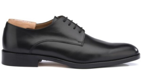 Derbies homme Noir semelle cuir avec patin - PHILIP II PATIN