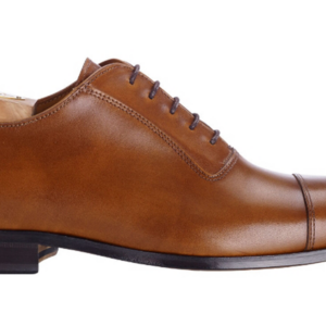 Richelieu homme Cognac Patiné semelle cuir - RINGWOOD