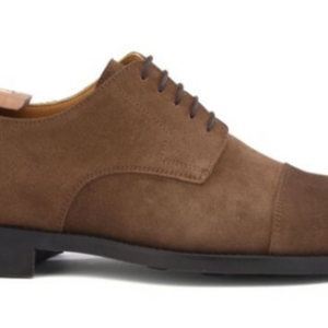 Derbies homme Velours Havane semelle gomme - MAYFAIR CLASSIC GOMME CITY