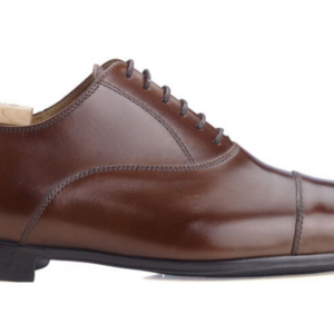 Richelieu homme Châtaigne patiné semelle gomme - LENNOX GOMME URBAN