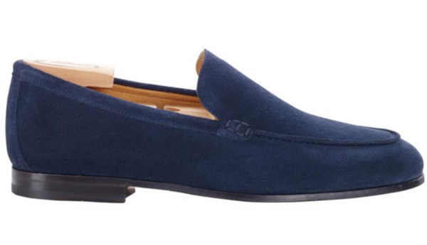 Mocassin homme Velours Navy - BACENO