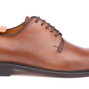 Richelieu homme Châtaigne Patiné semelle cuir - CHINGFORD