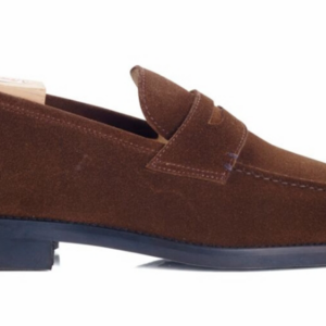 Mocassin homme Velours Havane - WEMIC GOMME CITY