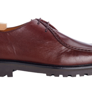 Derbies Homme Chocolat Patiné semelle gomme crantée - COLNEY II GOMME