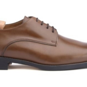 Derbies homme Châtaigne semelle cuir avec patin - PHILIP II PATIN
