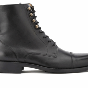 Derby boots homme à lacets Noir patiné - ENFIELD II GOMME CITY