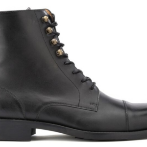 Derby boots homme à lacets Noir patiné - ENFIELD II GOMME CITY