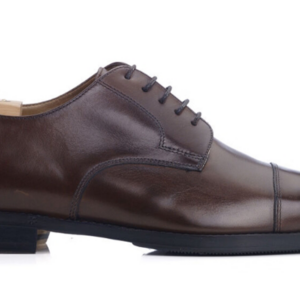 Derbies homme chocolat patiné semelle cuir avec patin - MAYFAIR CLASSIC PATIN