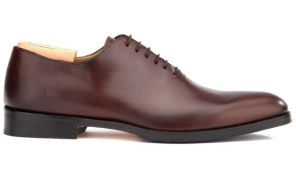 Richelieu homme chocolat semelle cuir avec patin - PETER PATIN