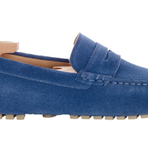 Mocassin été homme Velours Bleu Indigo - FERGUSON Mocassin driver