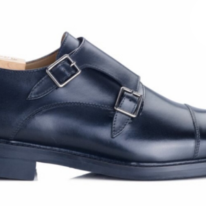 Chaussures homme double boucle Noir - LINDSEY GOMME CITY