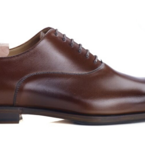 Richelieu homme Châtaigne semelle cuir avec patin - TREMEZZO PATIN