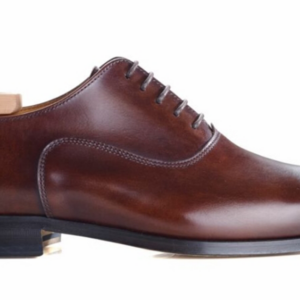 Richelieu homme Chocolat patiné semelle cuir - WAYFORD