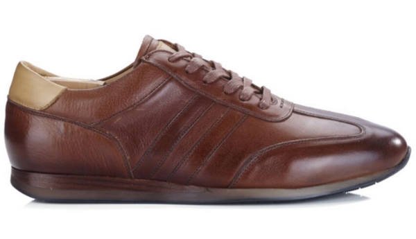 Sneakers homme Chocolat patiné - BOCKARA
