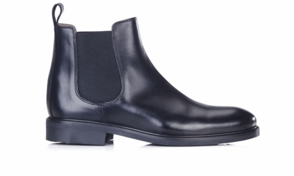Chelsea boots cuir homme Noir - FANGLER GOMME CITY