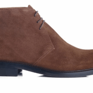 Low boots homme Velours Havane - GREENWICH GOMME CITY II
