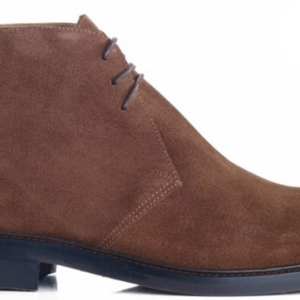Low boots homme Velours Havane - GREENWICH GOMME CITY II