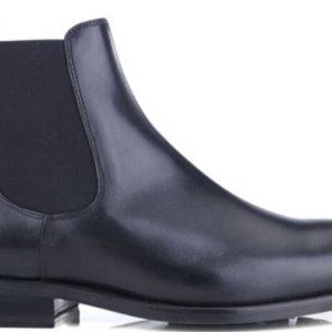 Chelsea boots cuir homme Noir - ALDERTON GOMME