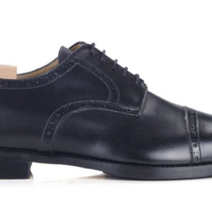Derbies homme Noir semelle cuir avec patin - BALDERTON PATIN