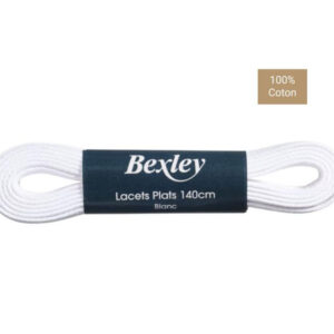 1 paire de lacets blanc pour sneakers montantes 110 cm