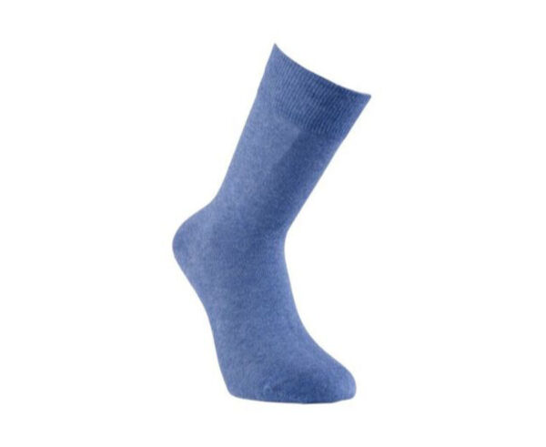 Chaussettes ville homme fil d’Écosse Bleu chiné