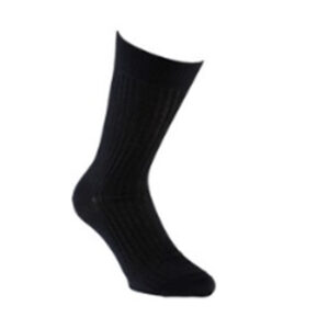 Chaussettes ville homme fil d’Écosse Noir