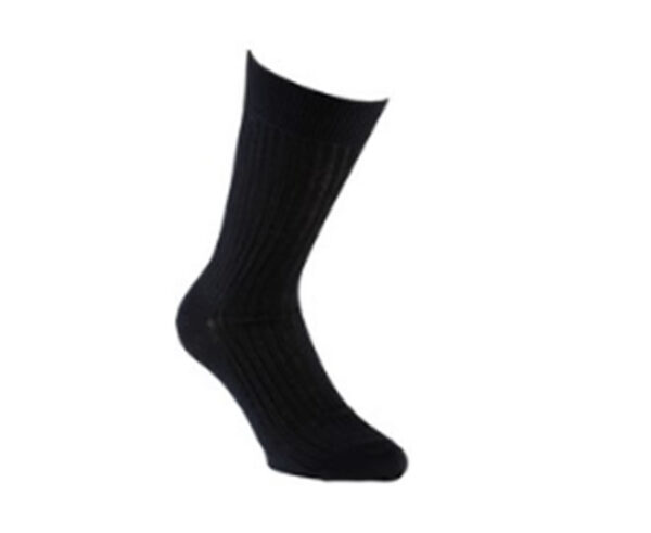 Chaussettes ville homme fil d’Écosse Noir