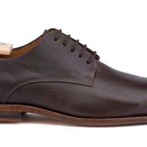 Derbies homme Chocolat Grainé semelle cuir - HILPERTON