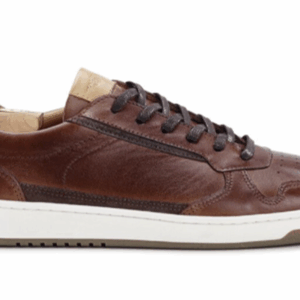 Sneakers cuir homme Chocolat Patiné - KOLORA
